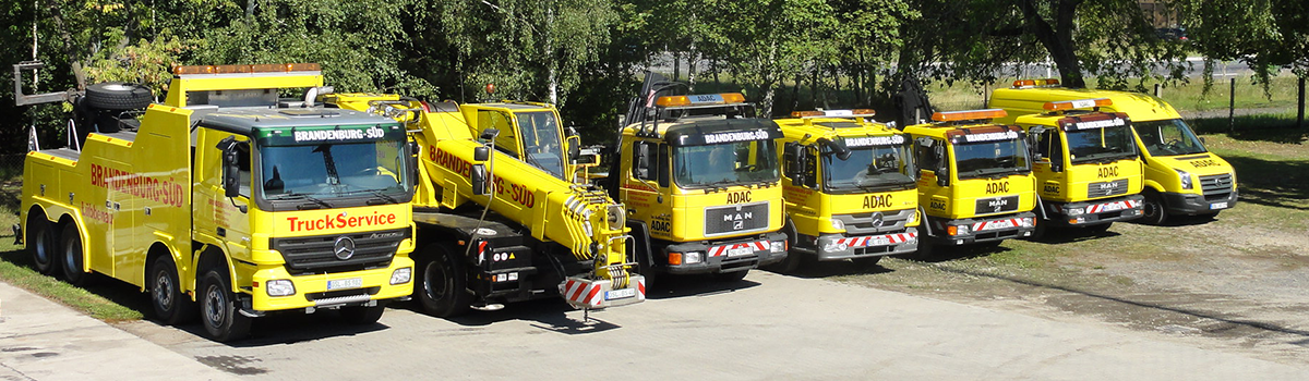 Der Fuhrpark vom Brandenburg Süd, KfZ-Hilfsdienst GmbH